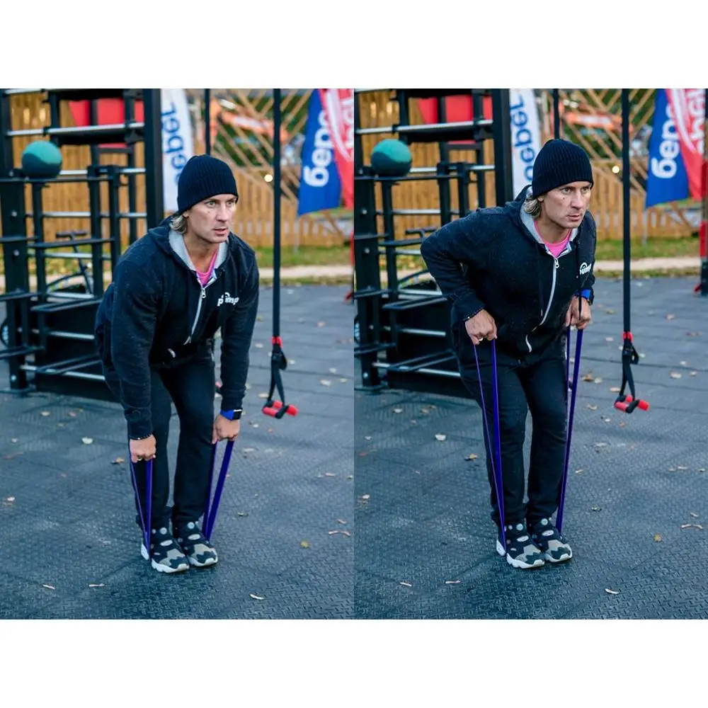 Эспандер ленточный резиновая петля фитнес резинка Barfits 13 37кг средняя