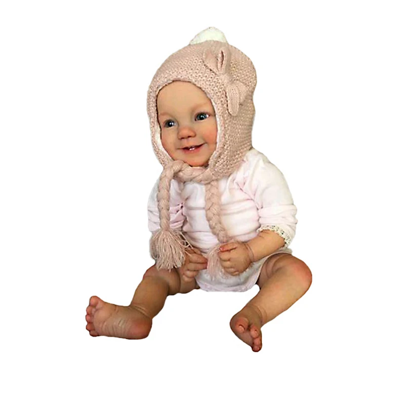 

55cm Cotton Body Pink Jumpsuit Simulation Doll Toy Soft and Realistic Reborn Doll Reborn Girl Birthday Christmas Gift