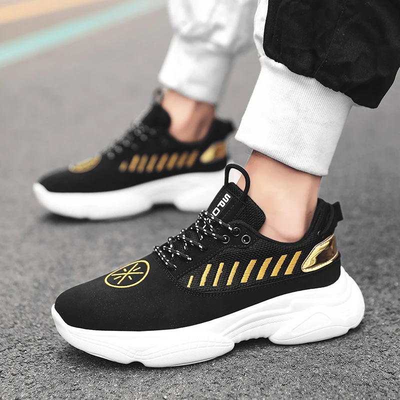 Низкие кроссовки для отдыха на открытом воздухе спортивные повседневная мужская