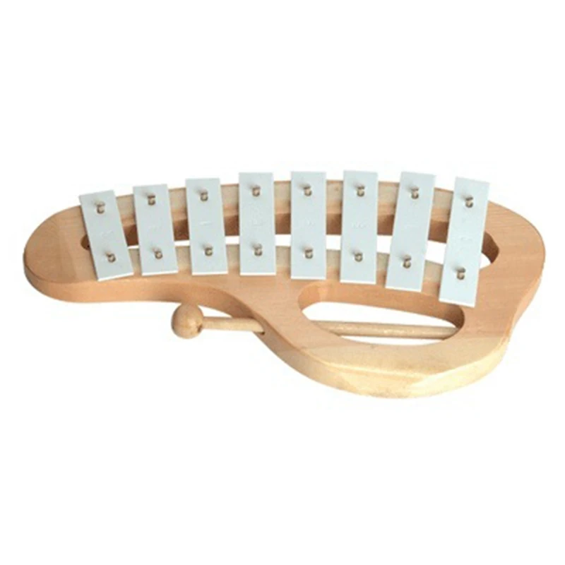 

Ксилофон ручной работы glockenшпиль с маллетами 8 тонов алюминиевый лист деревянный музыкальный инструмент Дошкольная образовательная игрушк...