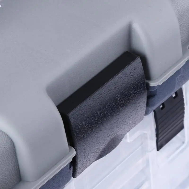 4 Слои ящик для рыболовных снастей отделения рыболовный большой-Ёмкость рыбы