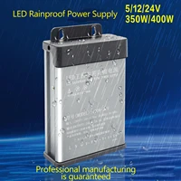 waterproo led power supply dc 12v 60w 100w 200w 300w 400w 600w transformers high quality led driver for billboard light