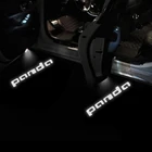 Светодиодный лазерный проектор для FIAT Panda 141, 169, 319, 312, 4X4, 2022, 2021, 2020, 2019-2008, наклейка на дверсветильник автомобиля, аксессуары для тюнинга, 2 шт.