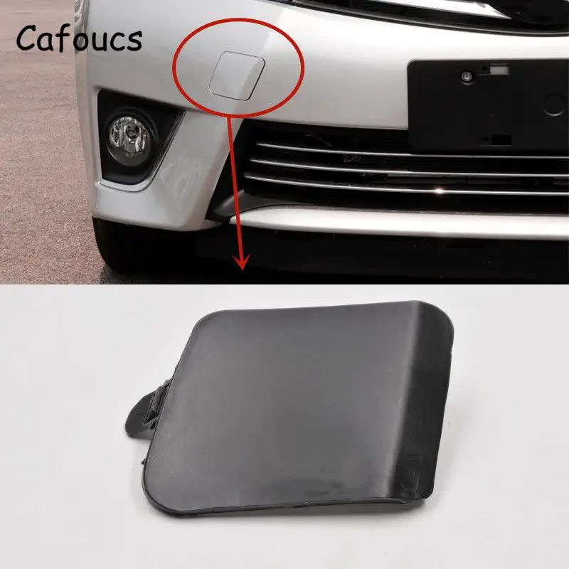 Cafoucs для Toyota Corolla 2014-2017 крышка автомобильного прицепа передний бампер буксирный