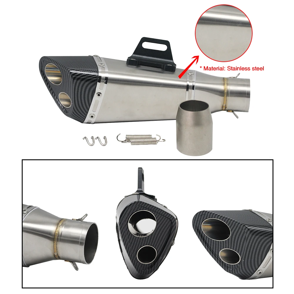ZSDTRP Универсальный мотоцикл глушитель слипоны Akrapovic наклейки для Yoshimura R11 Suzuki GSXR 600 750 Ninja650