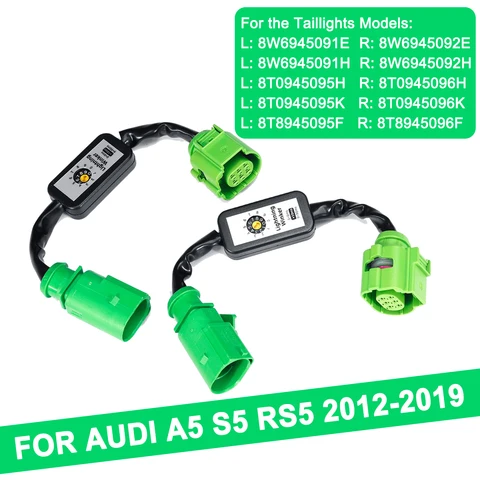2 шт., светодиодный индикатор поворота для Audi A5 2012-2019