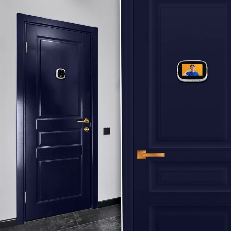 Tuya Digital Video Door Viewer Peephole Camera Intercom 4.3" LCD WiFi Home Security Monitor Infrared Motion Detect Doorbell images - 6