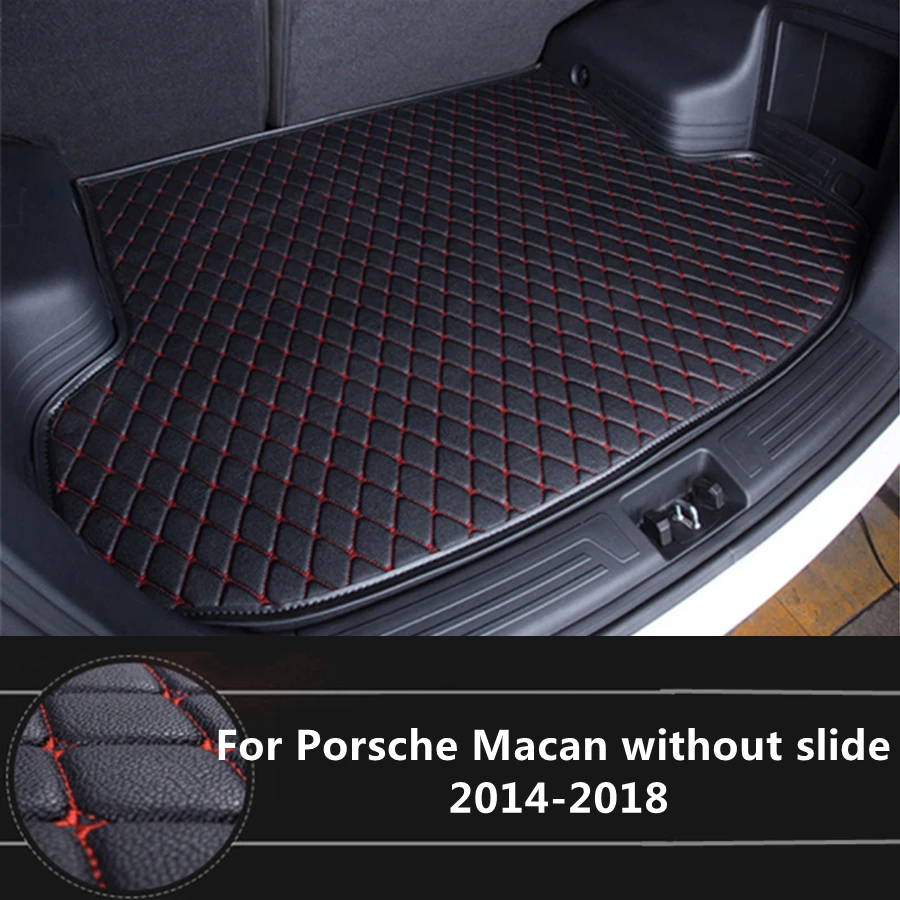 

Коврик для багажника автомобиля Porsche Macan (2014-2018, подходит для модели без слайда), подкладка для груза автомобиля, аксессуары для интерьера, ко...