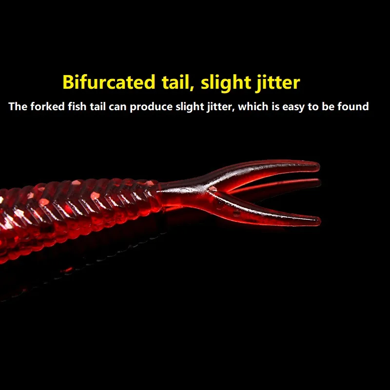 Мягкая рыболовная приманка 6-12 шт./лот искусственный силикон 6 см/1 5 г джиг-воблер