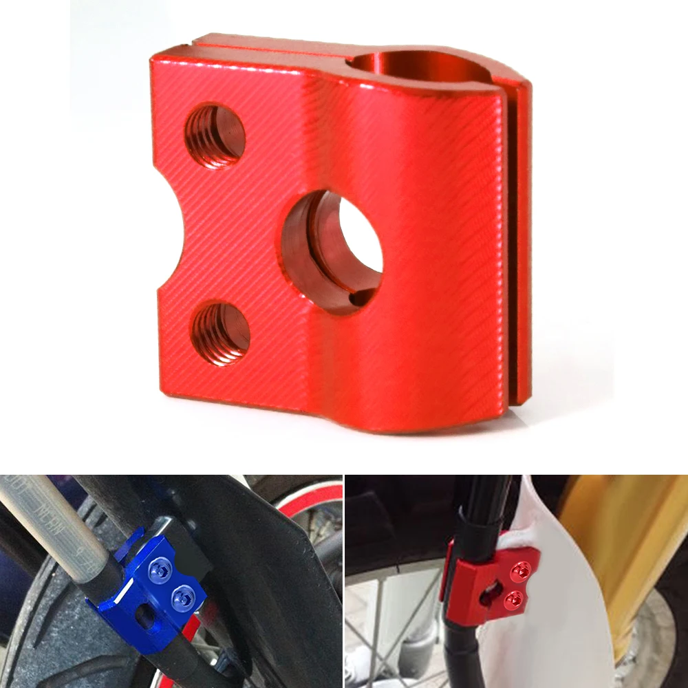 Зажим для тормозной линии мотоцикла хомут шланга с ЧПУ Honda CR80R CR85R CR125 CR250R CRF150R CRF450R