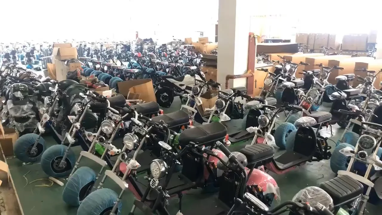 

EEC COC CE European warehouse 2021 NEWOEM fat tire electric scooter 2 seats electric motorcycle