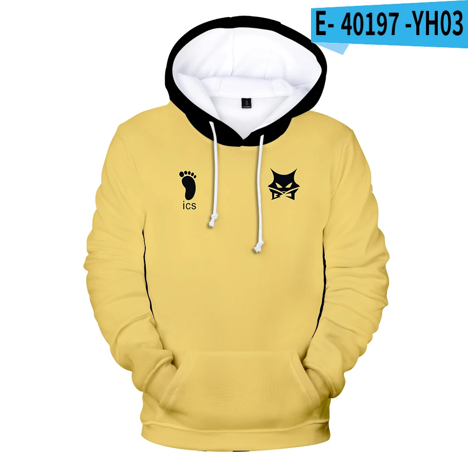 

Hot Anime Hoodie Haikyuu MSBY Hoodie Sweatshirt Cosplay Tracksuits Hinata Shouyou Hooded Hoodies Volleyball Tooru Haikyuu