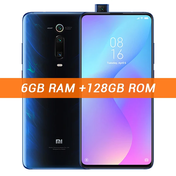 6GB 128GB Blue Глобальная версия Xiaomi mi 9T(Red mi K20) 6 ГБ ОЗУ 64 Гб ПЗУ/6 ГБ ОЗУ 128 Гб ПЗУ Смартфон Snapdragon 730 Восьмиядерный 48 МП камера NFC - Цвет: 6GB 128GB Blue