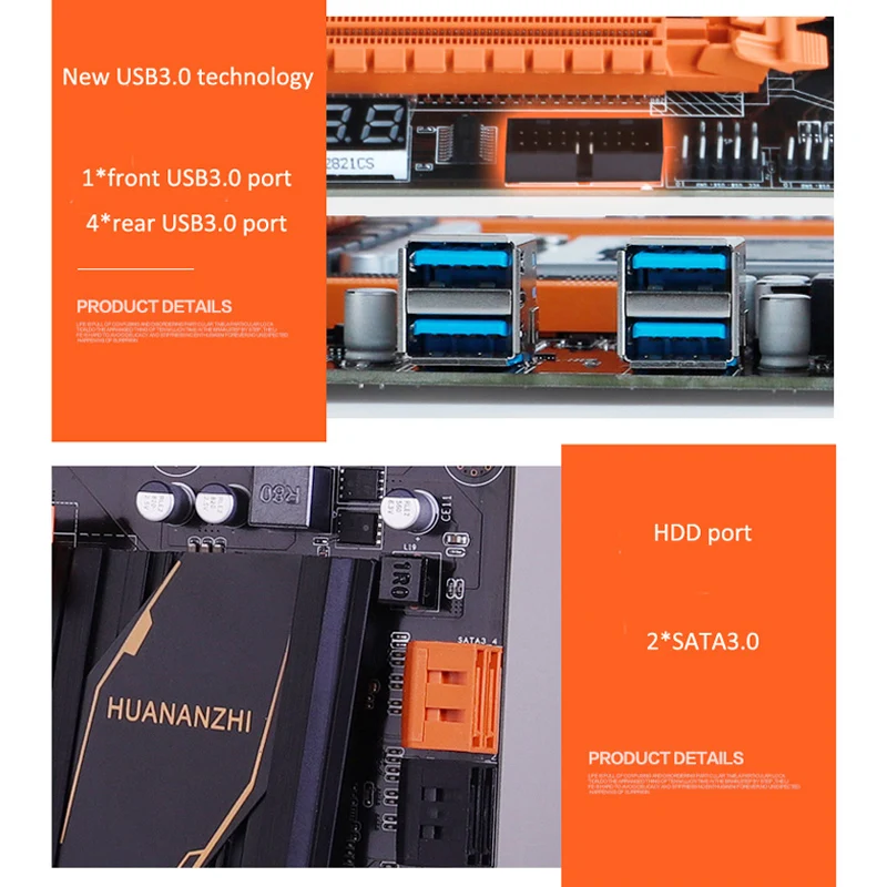 Большая Марка HUANANZHI deluxe X79 LGA2011 игровая Материнская плата Intel Xeon E5 1620 V2 SR1AR 3 7 ГГц ЦП