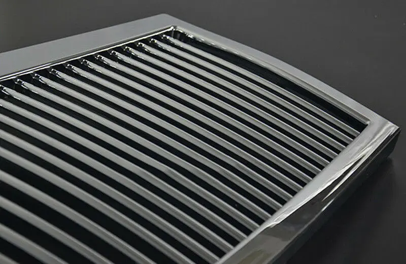 Для Chrysler 300C 2003-2010 серебро АБС высококачественный ПЕРЕДНЯЯ РЕШЕТКА решетка