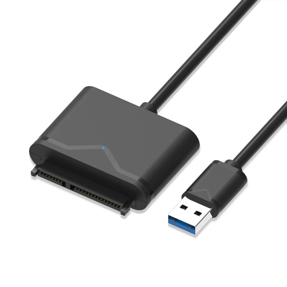 

Кабель USB 3,0 к SATA с адаптером питания, USB-кабель для 2,5/3,5 дюймового жесткого диска, SSD, компьютера, адаптер, конвертер