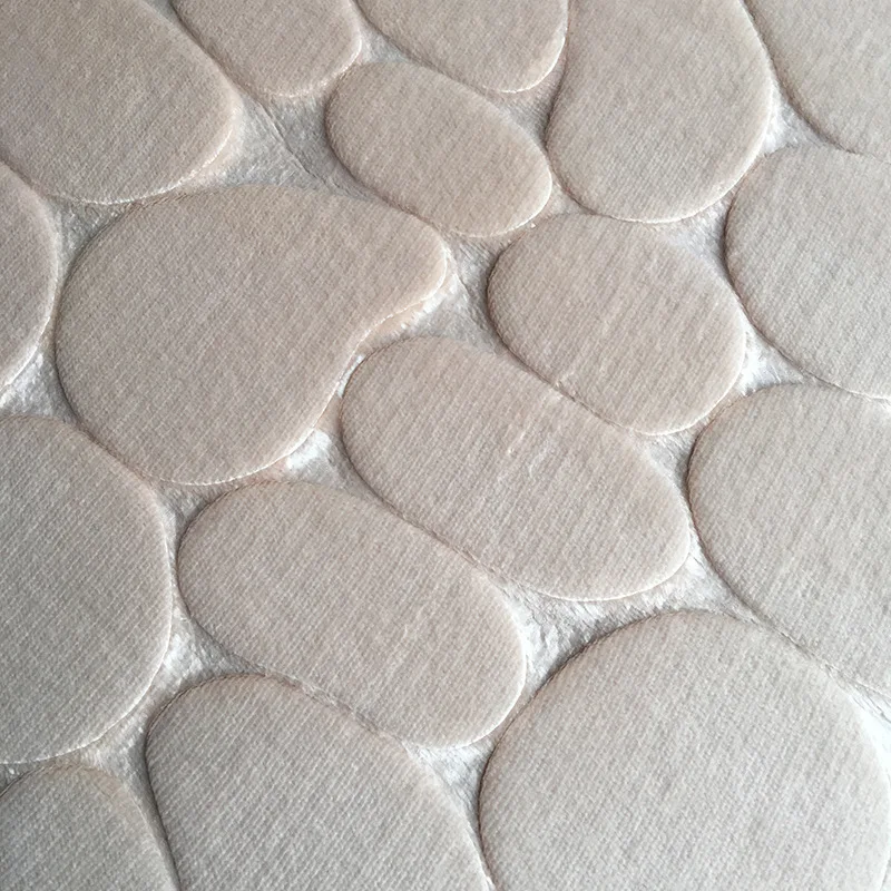 Утолщенный напольный коврик серый дверной для ванной комнаты мягкий ног двери