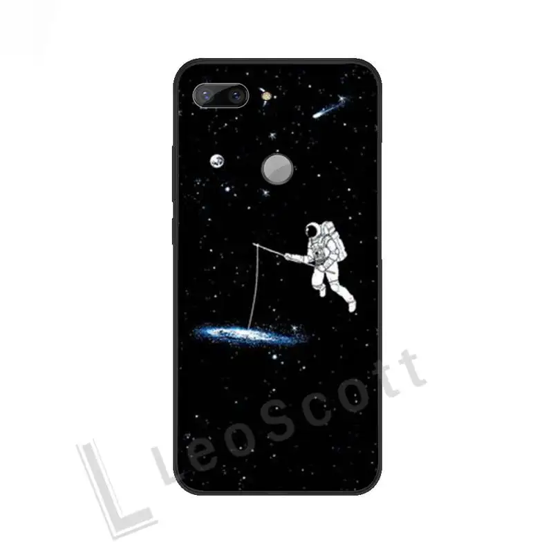 

Moon Astronaut Phone Case For Huawei Honor 7C 7A 8X 8A 9 10 10i Lite 20 NOVA 3i 3e