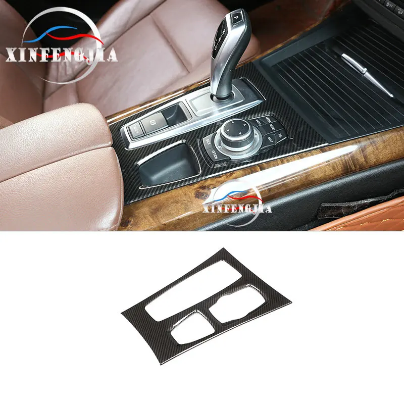 

Для BMW X5 E70 11-13 X6 E71 13-14 отделка для панели переключения передач из углеродного волокна