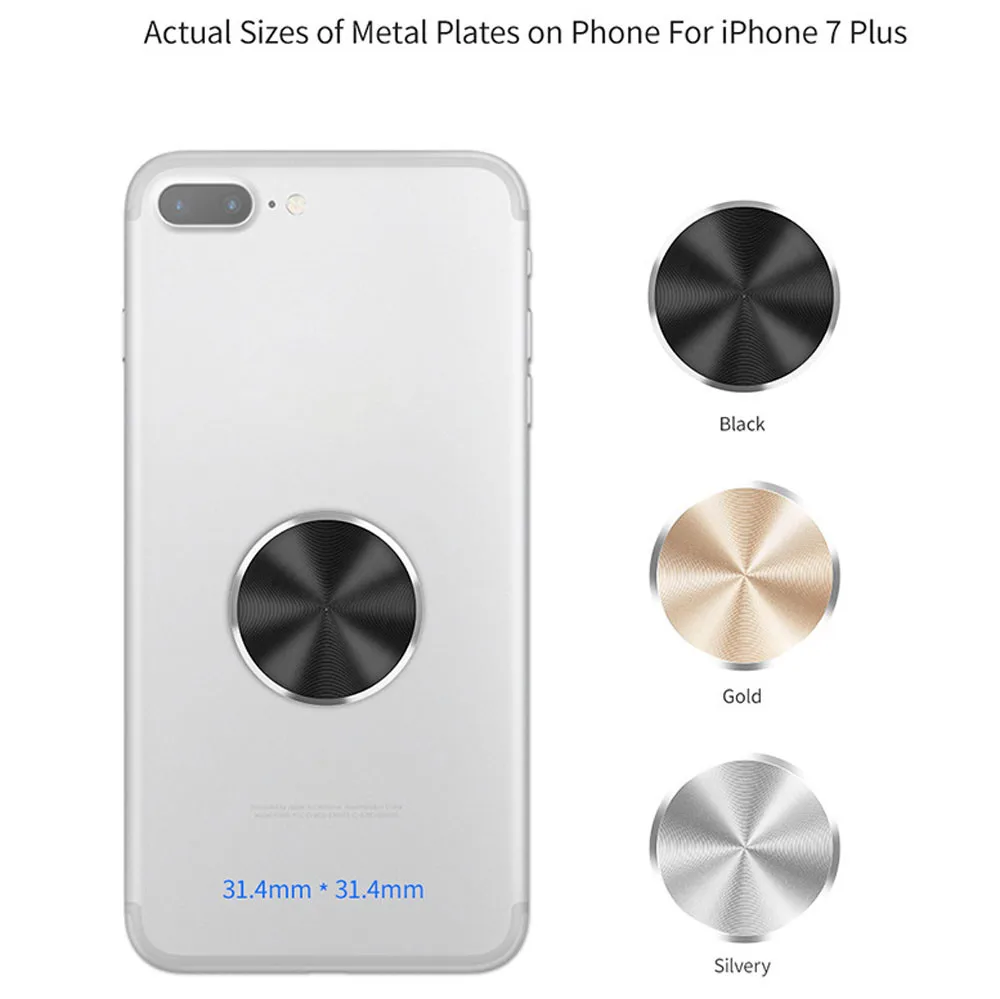 Модная металлическая пластина магнитный диск для автомобильного держателя