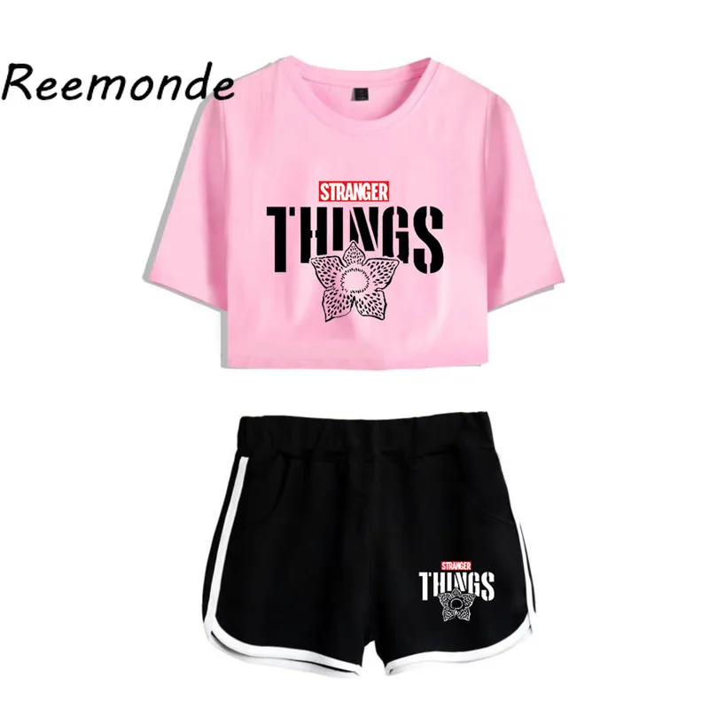 Костюм очень странные дела футболка Нэнси Коллер для бега шорты 3 предмета