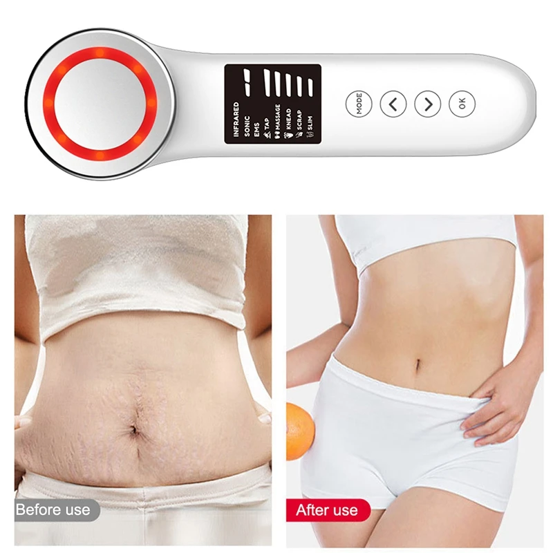 Goede Led Afslanken Instrument Ems Infrarood Ultrasone Lichaam Afslanken Stimulator Gewichtsverlies Machine Met Patch Schoonheid Us Plug