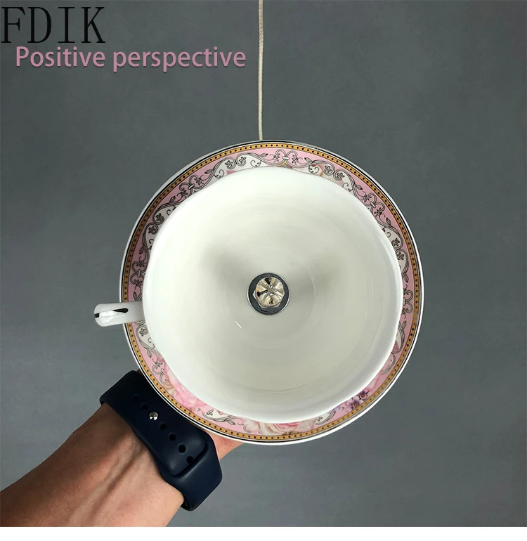 Керамическая Подвесная лампа для кофейной чашки простой подвесной светильник в