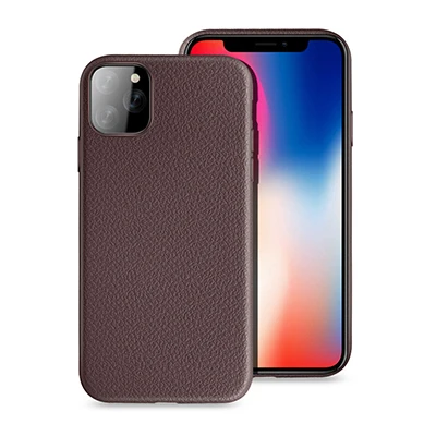 Ультра тонкий чехол для айфон X Xs Max Xr кожаный чехол силиконовый Черный мягкий Уретановый Термопластик(TPU) чехол для айфон Xr Тонкий чехол Чехлы - Цвет: Brown