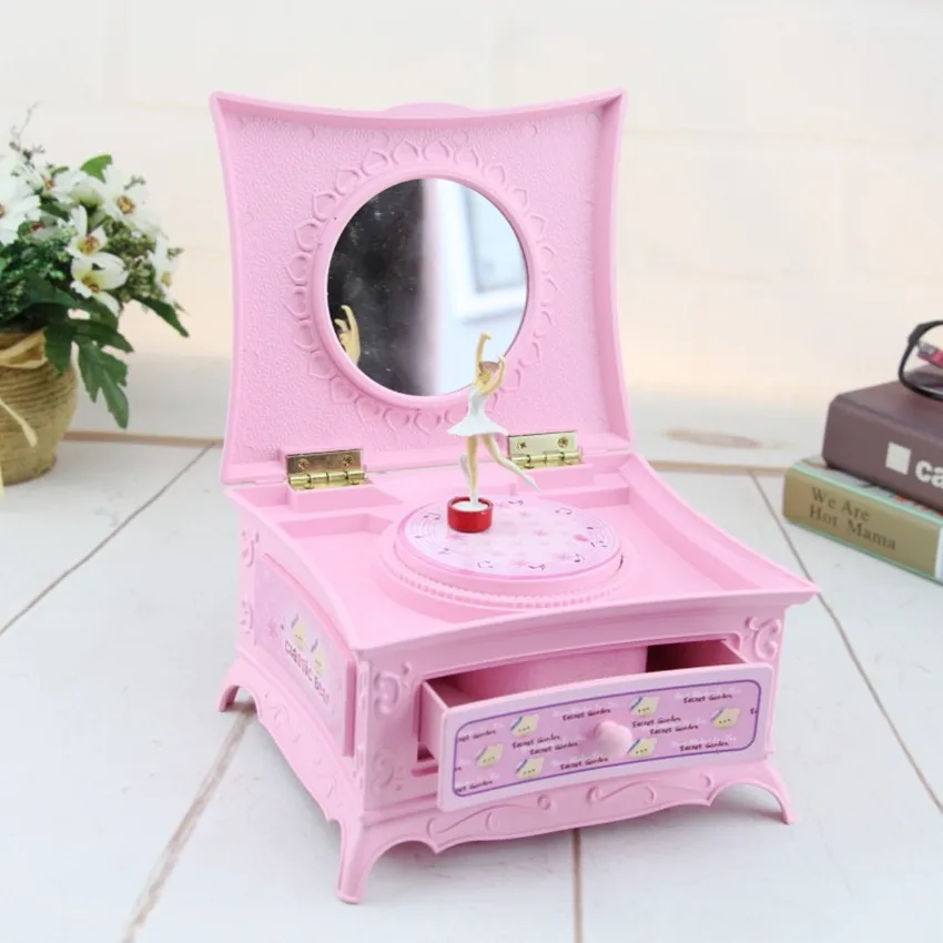 Креативная музыкальная шкатулка для украшений в стиле ретро|Музыкальные