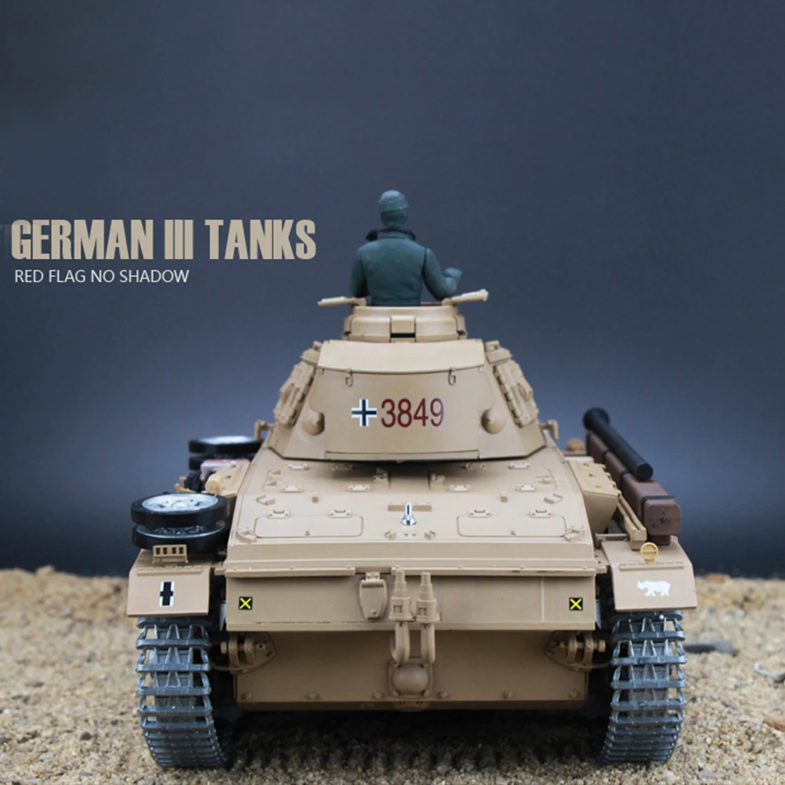 1:16 немецкий Tank H Танк 2 4G модель дистанционного управления Военный танк со