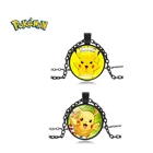 Ожерелье с подвеской из драгоценного камня в стиле аниме, Покемон, Пикачу