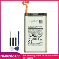 original phone battery eb bg965abe for samsung galaxy s9 plus g9650 s9 g965f replacement rechargable batteries 3500mah