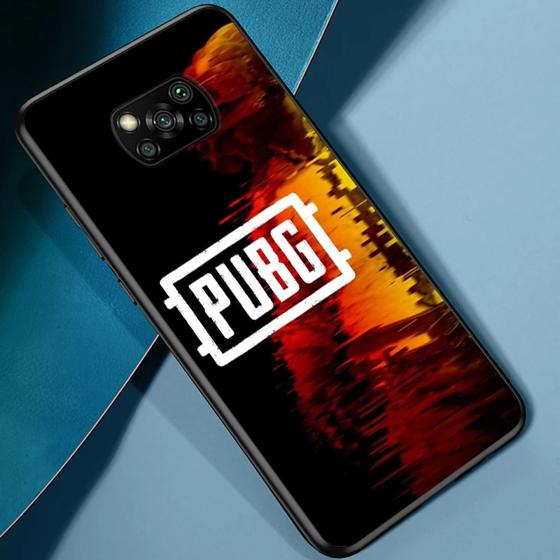Hot Pubg Game for Xiaomi Poco X3 NFC X2 M3 M2 F2 Pro C3 F1 A2 Lite A1 Mix3 Play Silicone Soft Black Phone Case | Мобильные телефоны