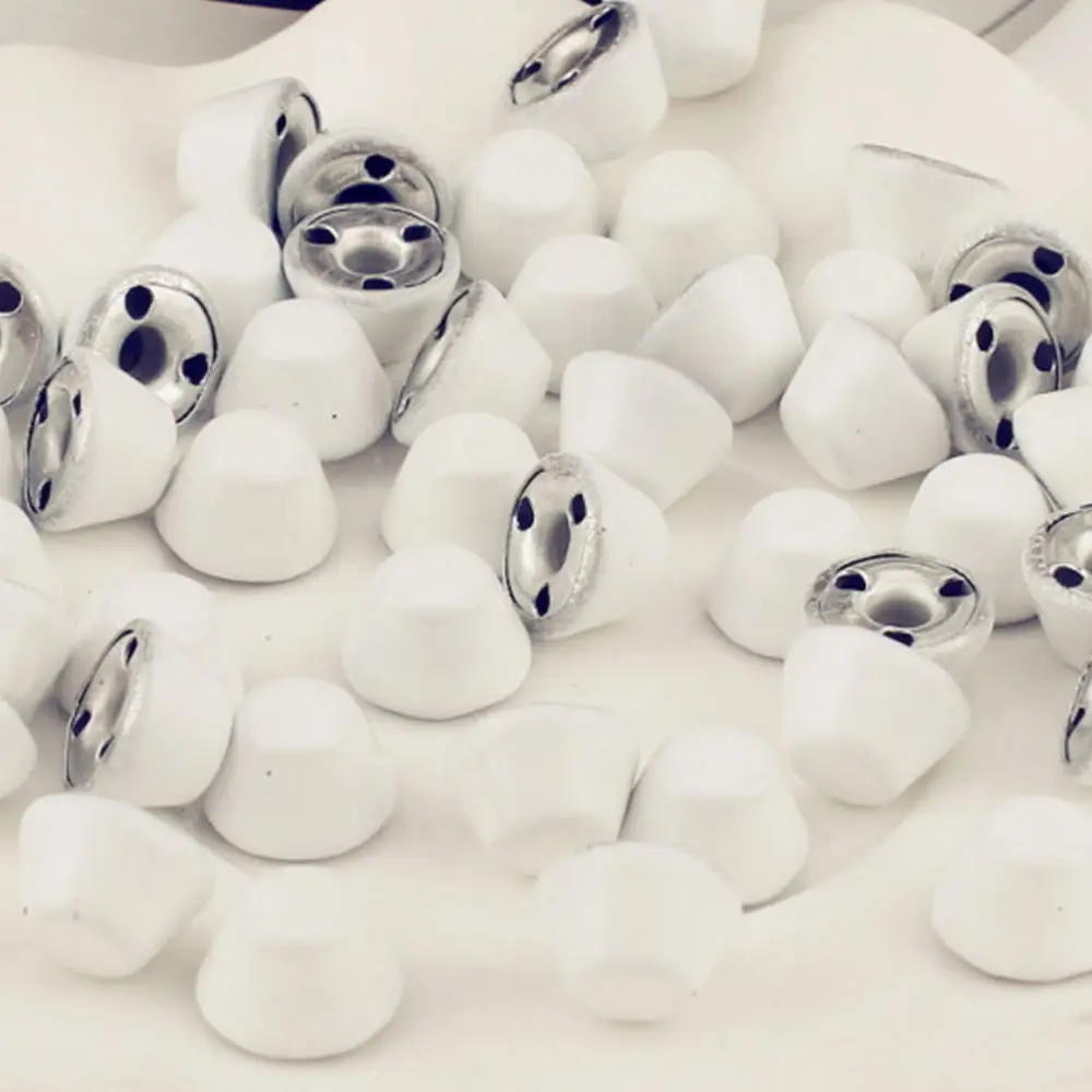 Смешанные цвета 100 шт 8 мм заклепки Пирамида и шпильки Панк DIY Металлические