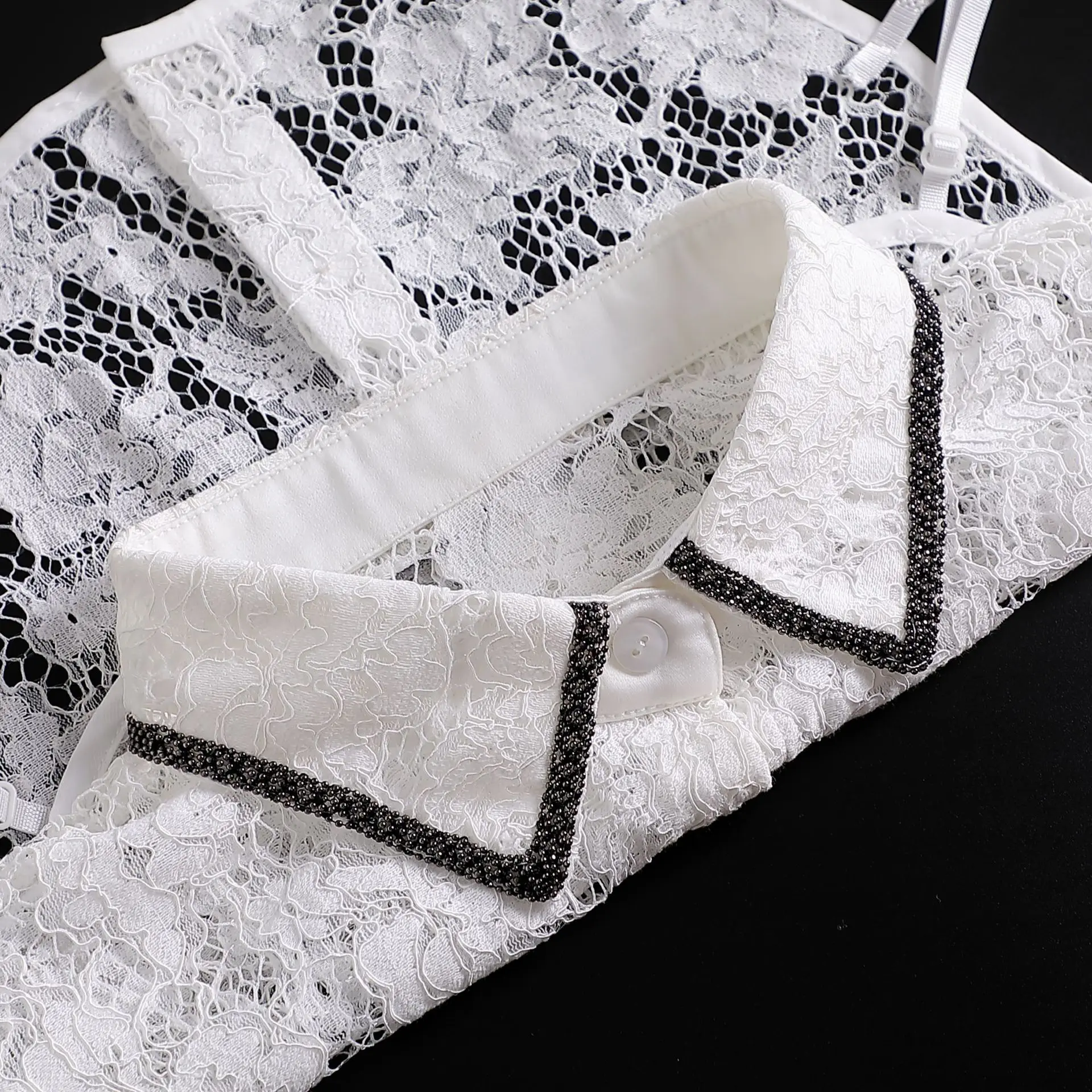 

Woman fake collar Colarinho Collar Stays Removable Detachable Lace Chemisier Cols Women Clothes Accessories Camisas Tank