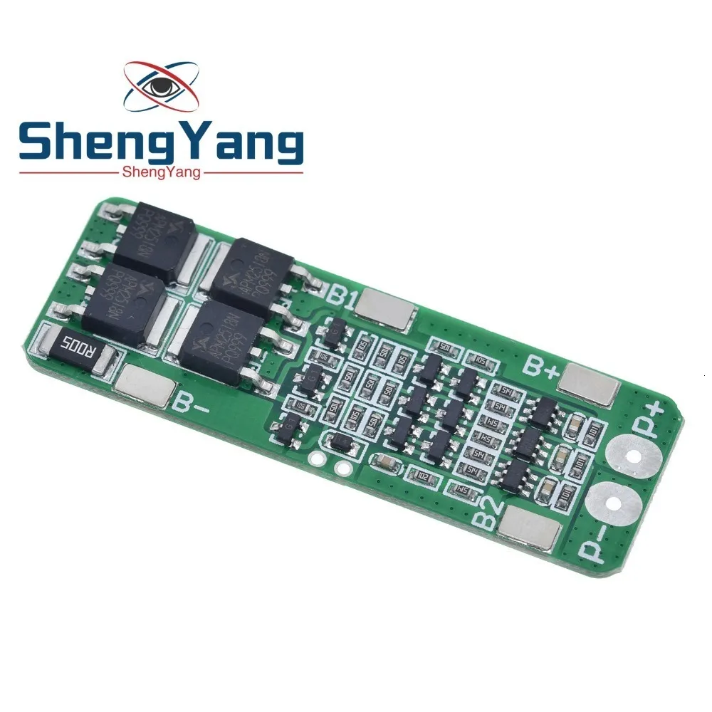 3S 20A литий-ионная литиевая батарея 18650 зарядное устройство PCB плата защиты BMS для сверлильного мотора 12,6 в Lipo ячеечный модуль 64x20x3,4 мм