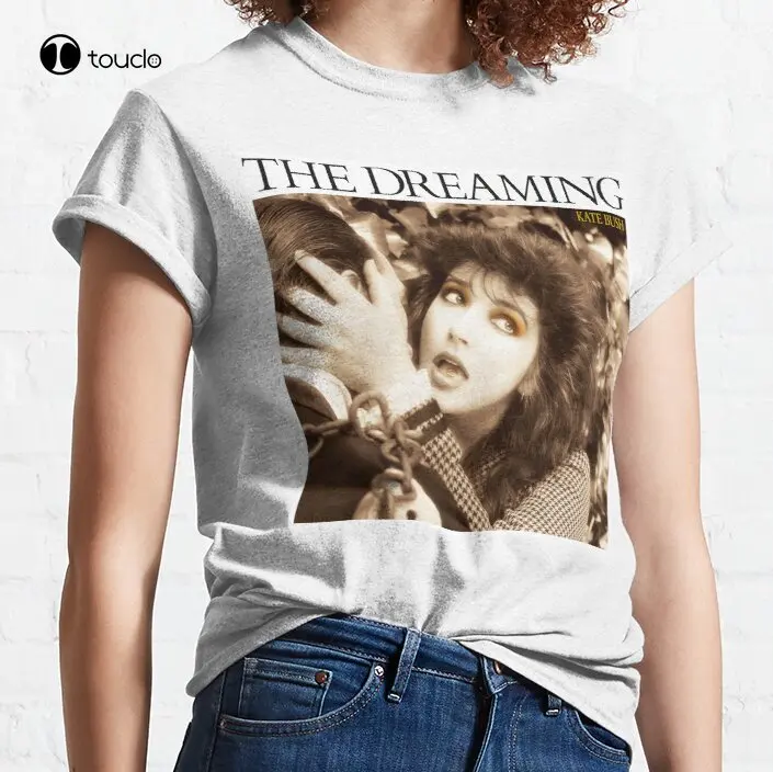 

New The Dreaming Never For Ever Kate Bush 70S Album Classic T-Shirt Cotton Tee Shirt