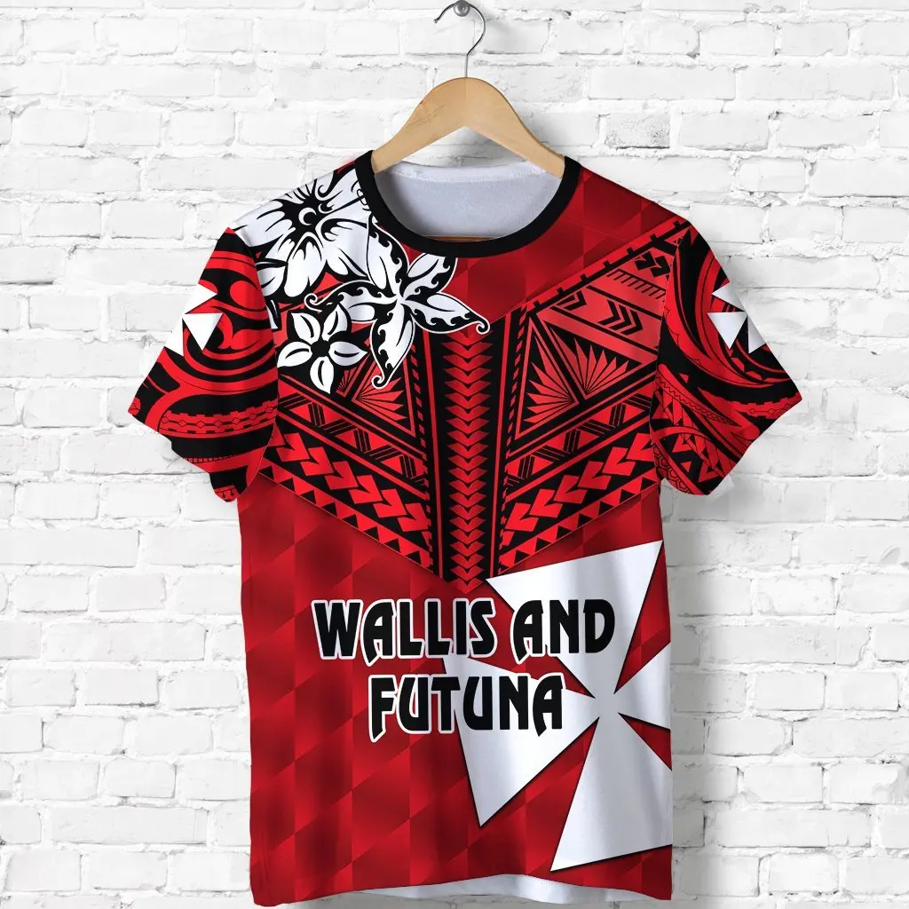 

PLstar Cosmos Newest Women/Men 3DPrint Wallis and Futuna Rugby Polynesian T-shirt Casual Funny Streetwear Summer Short Style-1