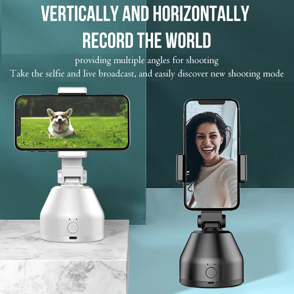 Селфи-Палка с поворотом на 360 градусов автоматическим отслеживанием объекта |