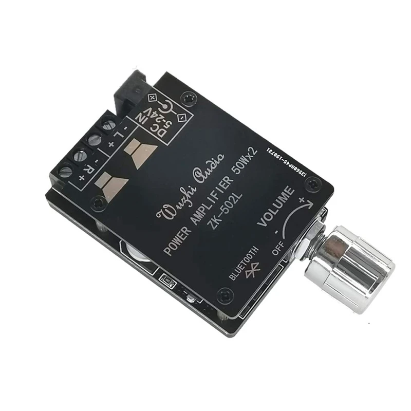 ZK 502L Bluetooth 5 0 беспроводной цифровой усилитель мощности стереоплата 50Wx2