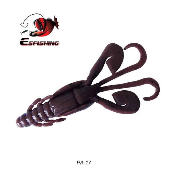 Esfishing приманки для рыбалки Мягкие приманки огромные щупальца Craw 6 шт. 90 мм 6,2 г поток морской рыбалки озеро Iscas снасти - Цвет: PA17
