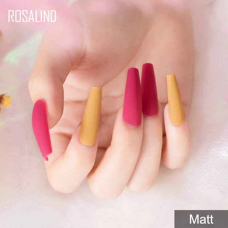 ROSALIND чистые накладные ногти для профессионалов художественные аксессуары