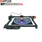 Сверхбыстрая лазерная маркировочная машина для металла Ortur Laser Master 2 PRO S2 LU2-4 SF LF обновленная лазерная гравировальная машина с вращающимися инструментами