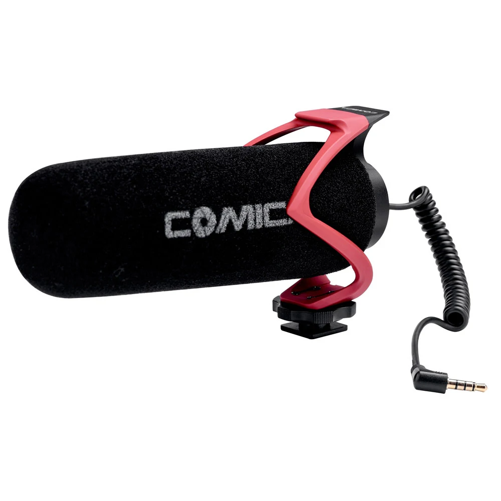 Микрофон COMICA CVM-V30 LITE с суперкардиоидным полярным рисунком холодным башмаком