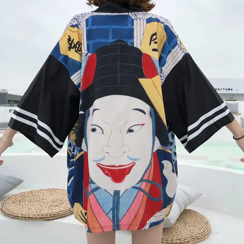 

japan style japan spring fall plus size vintage Blouses Kimono shirts Women's Clothing fashion brand tops blusas mujer de moda