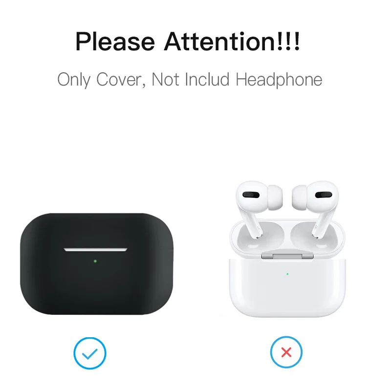 Airpods Pro Чехол для наушников силиконовый защитный чехол Аксессуары для Apple Airpods Pro беспроводные Bluetooth наушники
