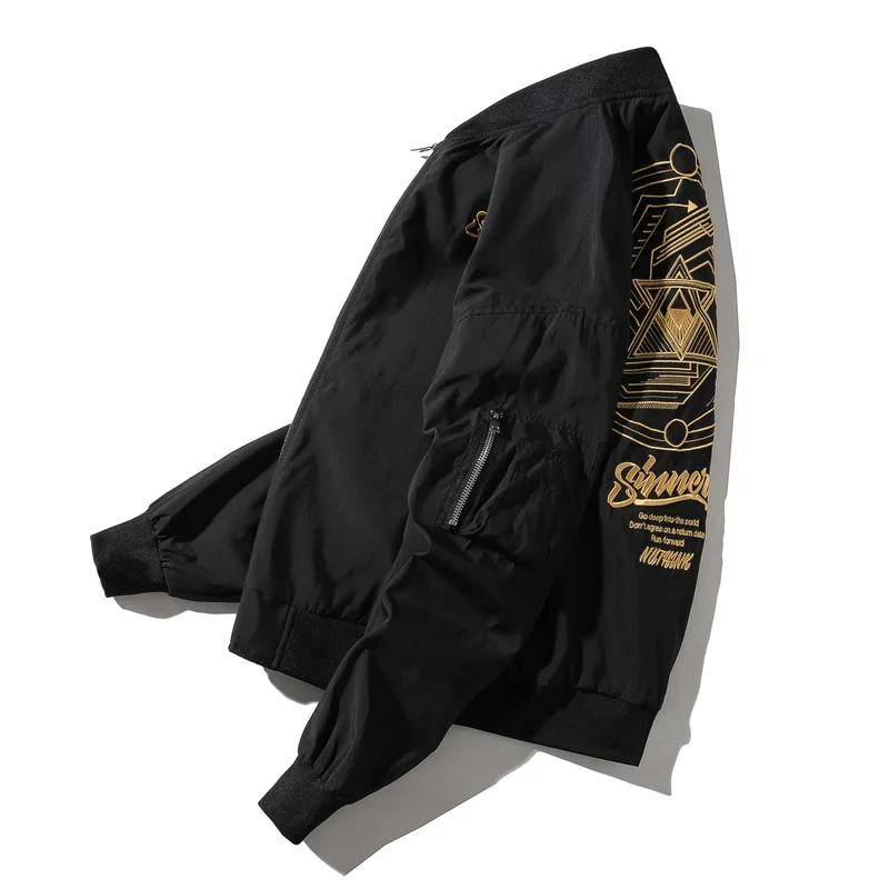 Куртка Пилота Мужская/Женская бейсбольная куртка с вышивкой ветровка в стиле