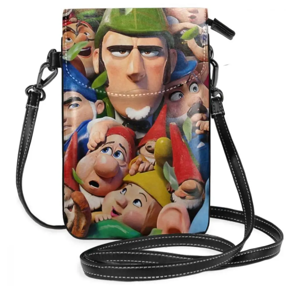 Сумка на плечо Sherlock Gnomes женская модный кожаный саквояж кросс-боди