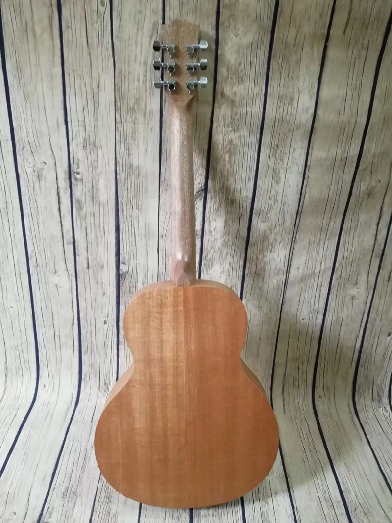 Акустическая гитара из Индонезии 6 струн полноразмерная матовая деревянная 38