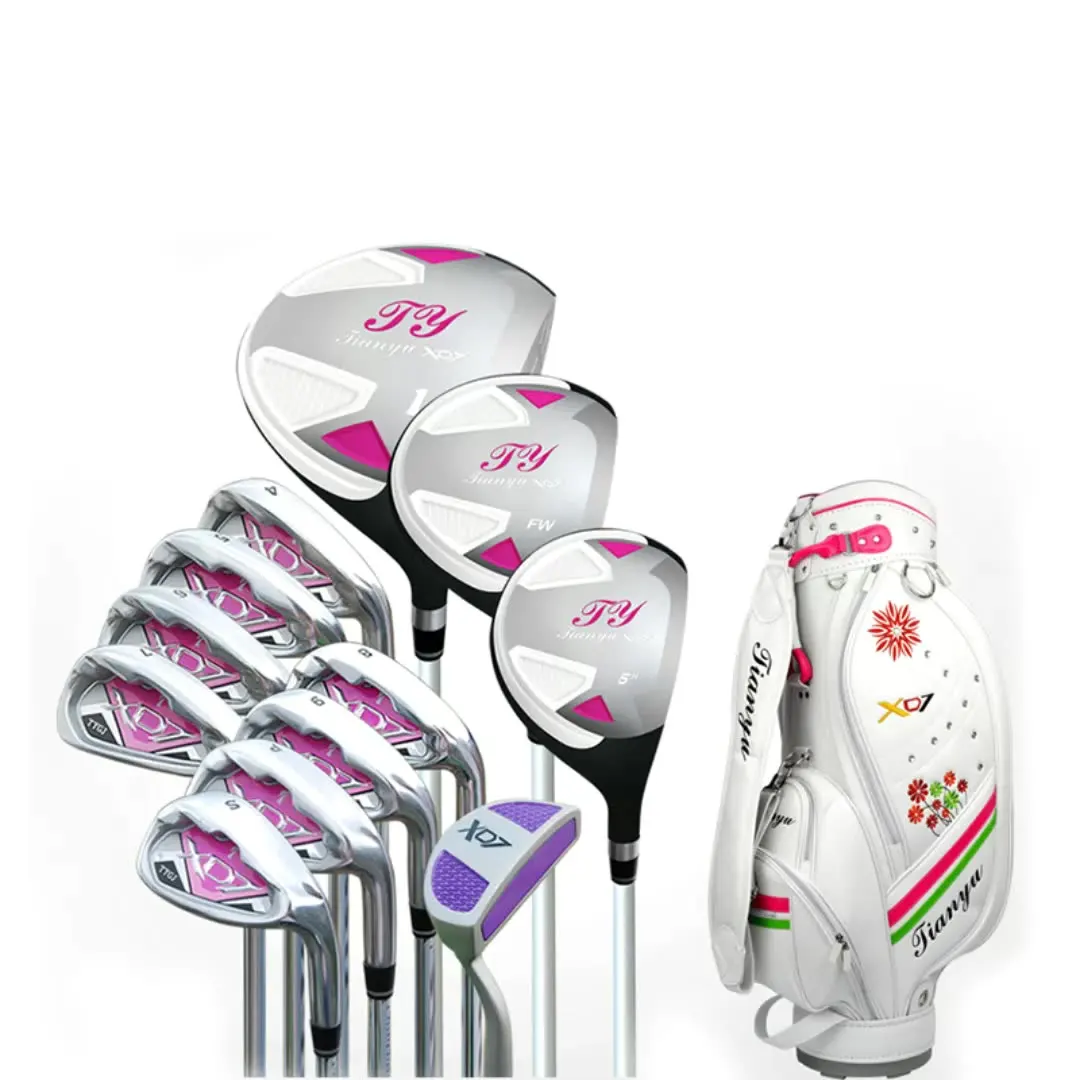

New arrival mens golf clubs complete set for beginner with stainless steel head and graphite shaft